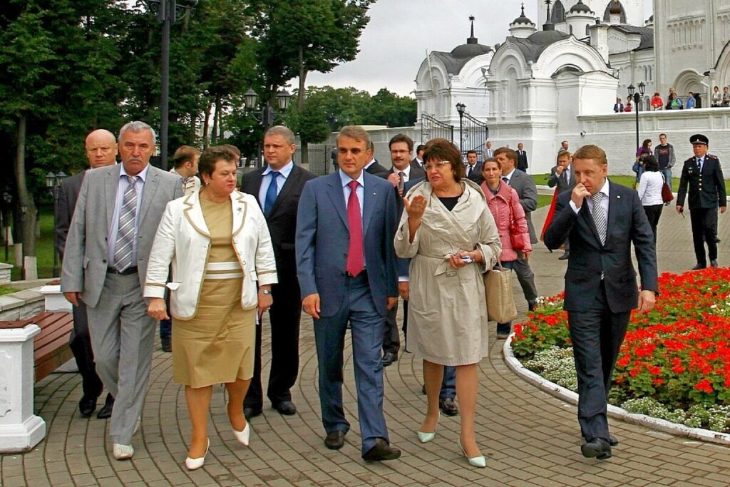 Герман Греф на выставке предприятий Владимирской области